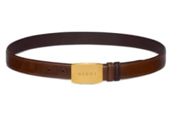 Ceinture réversible avec boucle plate