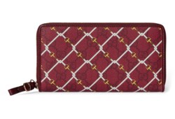 Printed GG zip around wallet