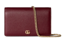 GG Marmont wallet on chain