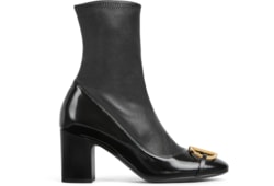 Women's ankle boot with half Horsebit