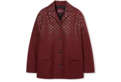 Padded GG canvas jacket with crystals