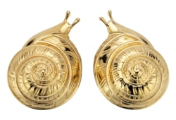Snail-shaped earrings