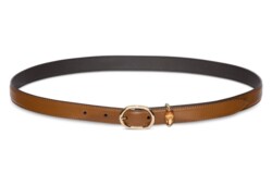 Cintura sottile con fibbia ovale