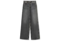 Wide leg denim pants