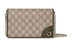 Cartera GG Emblem con cadena