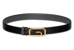 Cinturón reversible con hebilla de G cuadrada