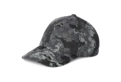 GG marbled canvas baseball hat