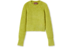 Maglione in misto lana e mohair spazzolato