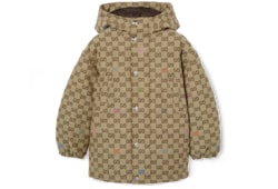 Cappotto bambino in tessuto GG imbottito