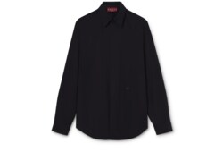 Camisa de popelina teñida en pieza