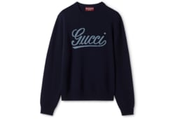 Maglione in lana realizzato a maglia con intarsio