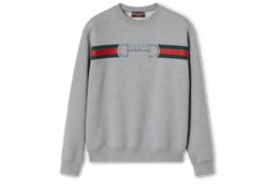 Cotton jersey sweatshirt with print