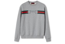 Sweat-shirt en jersey de coton à imprimé