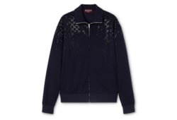 Veste zippée en jersey technique avec cristaux