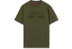 Camiseta de punto de algodón con estampado