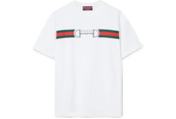 Cotton jersey T-shirt with embroidery