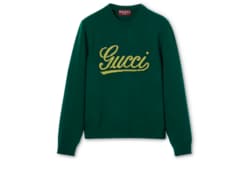 Maglione in lana realizzato a maglia con intarsio