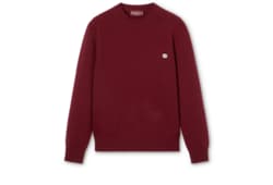 Wool cashmere sweater with embroidery
