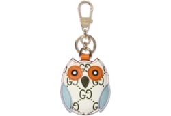 Owl-shaped bag charm