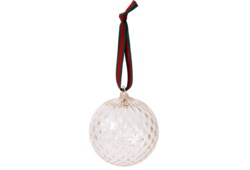 Weihnachtskugeln aus Muranoglas, 2er-Set