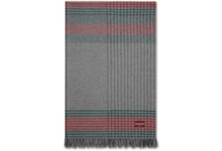 Couverture en jacquard de cachemire avec bande Web