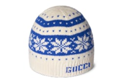 Bonnet en laine avec logo Gucci pour enfant