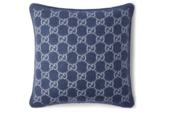 Kissen aus GG Woll- und Kaschmirjacquard