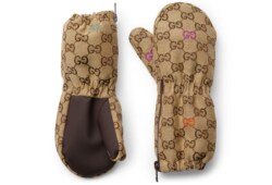 Fäustlinge aus wattiertem GG Canvas