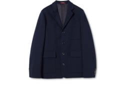 Chaqueta botonadura sencilla punto de algodón