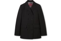 Zweireihige Cabanjacke aus Wollsablé