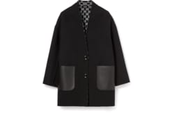 Cappotto reversibile in lana e seta