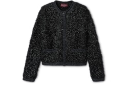 Cardigan en laine à mailles épaisses brillante