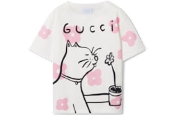 T-shirt bambino in cotone con stampa