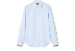 Striped cotton shirt with Web