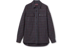 Camisa de lana cepillada a cuadros