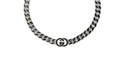 Flache Gucci Interlocking Gliederhalskette