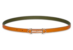 Schmaler, wendbarer Gürtel mit Horsebit