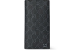 Cartera larga con GG e interior gris