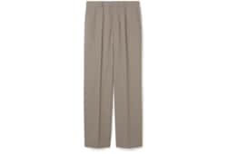 Wool mouliné trousers