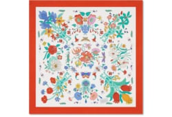 90 x 90 project printed silk carré