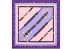 Printed silk twill carré