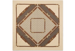 Carré in twill di seta stampato