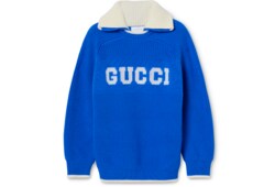 Pull style polo en laine pour enfant