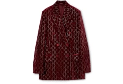 Veste en velours de coton avec broderie