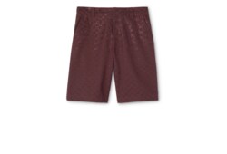 Pantalone in tessuto GG con cristalli