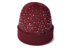 GG wool beanie hat with crystals