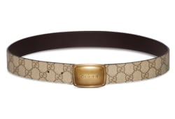 Ceinture avec boucle ronde plate