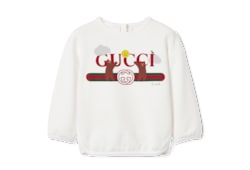 Sudadera de algodón estampado para bebé