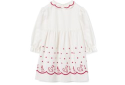 Babykleid aus Baumwoll- und Wollmischung