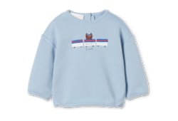 Baby-Sweatshirt aus Baumwolle mit Print